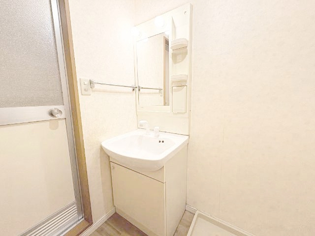 熊本市西区蓮台寺３丁目のアパートの洗面所|洗髪洗面化粧台