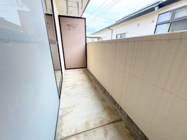 熊本市西区蓮台寺３丁目のアパートのバルコニー|ベランダ