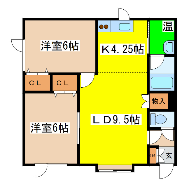 パレットの間取り