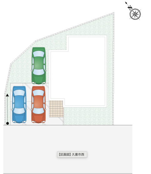 【区画図】 | 久喜市西28区画　新築戸建　全28棟　1号棟