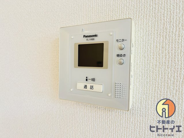 アークヴィラのセキュリティ|モニター付きインターホンです♪