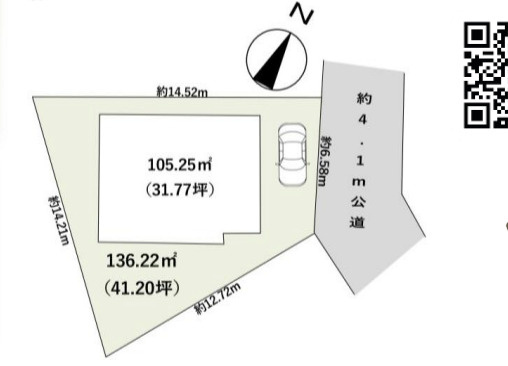 【区画図】 | 久喜市野久喜　中古戸建