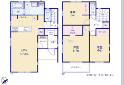 【間取り】 | 久喜市青葉第7期　ワイウッドコート　新築戸建　全3棟　2号棟