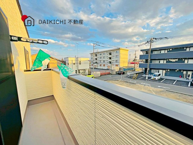 【バルコニー】 | 久喜市青葉第7期　ワイウッドコート　新築戸建　全3棟　3号棟