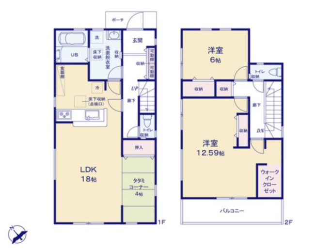 【間取り】 | 久喜吉羽第5　新築戸建　全8棟　8号棟