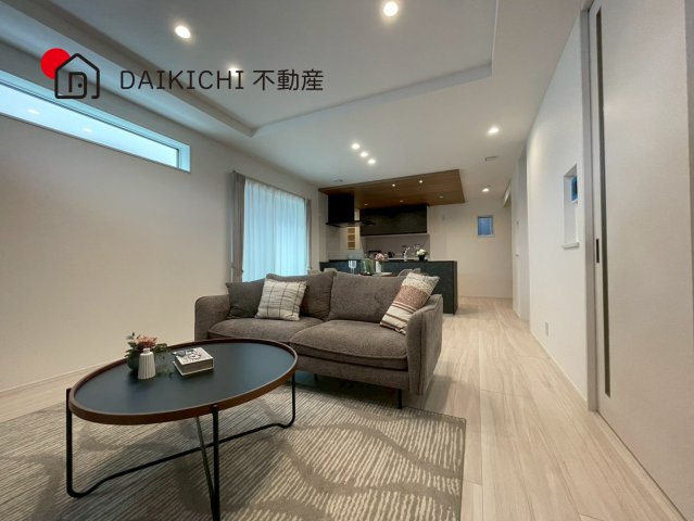 【居間・リビング】 | 久喜市上町　新築戸建　全1棟　1号棟