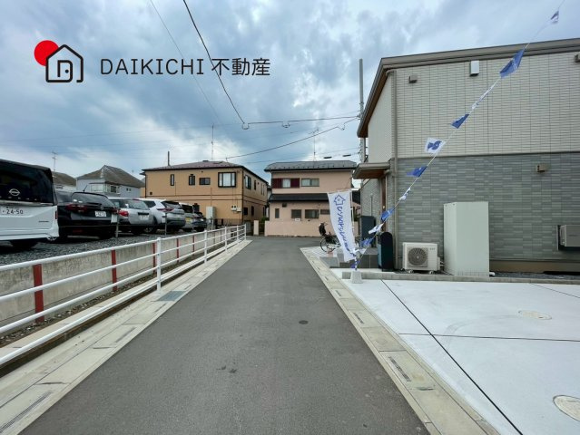 【前面道路含む現地写真】 | 久喜市上町　新築戸建　全1棟　1号棟