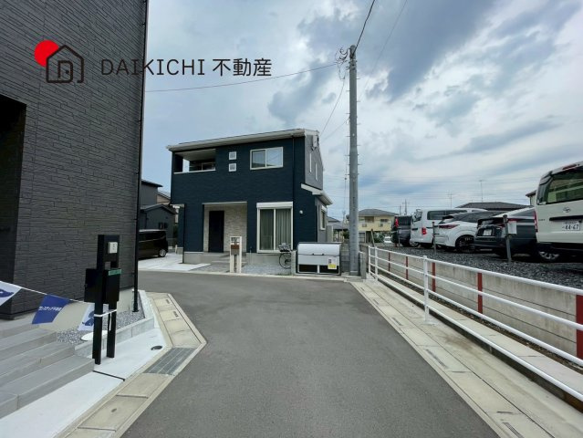 【前面道路含む現地写真】 | 久喜市上町　新築戸建　全1棟　1号棟