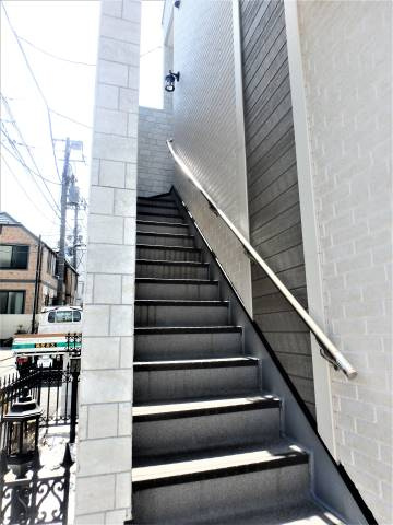 新宿区高田馬場２丁目のアパートのその他共用部分|階段