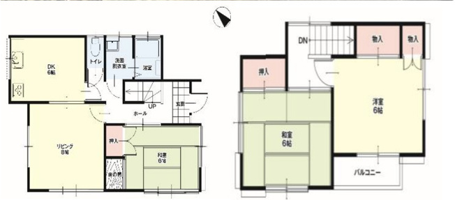 【間取り】 | 久喜市本町6丁目　中古戸建　