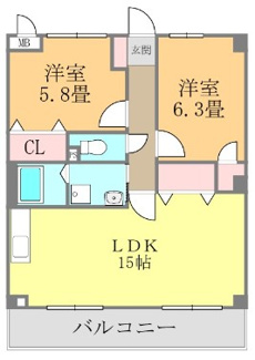 【間取り】 | フィネス幸・
