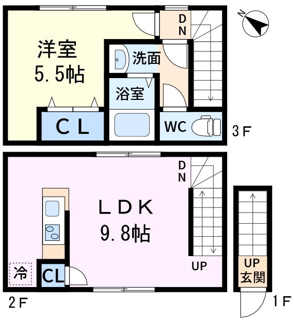 サザンロード新小岩Ⅱの間取り