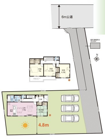 【間取り】 | 久喜市栗原　GRAFARE　新築戸建　全1棟　1号棟