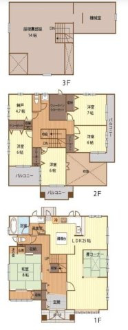 【間取り】 | 久喜市伊坂中央2丁目　中古戸建