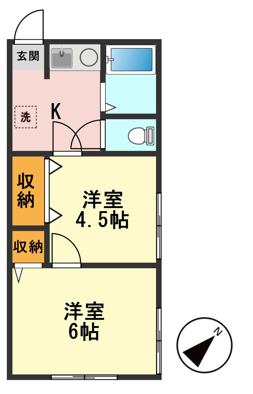 恵山荘の間取り