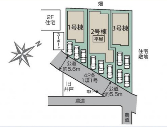 【区画図】 | 久喜市栗原　新築戸建　全3棟　1号棟