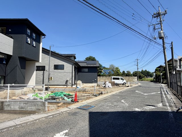 【前面道路含む現地写真】 | 久喜市栗原　新築戸建　全3棟　1号棟 | 9/14撮影