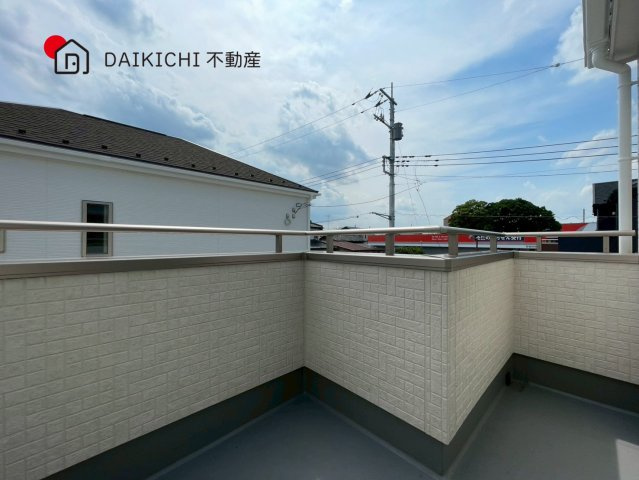 【バルコニー】 | 久喜市久喜東10期　GRAFARE　DESIGN　新築戸建　全13棟　3号棟