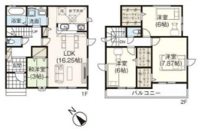 【間取り】 | 久喜市久喜東10期　GRAFARE　DESIGN　新築戸建　全13棟　10号棟