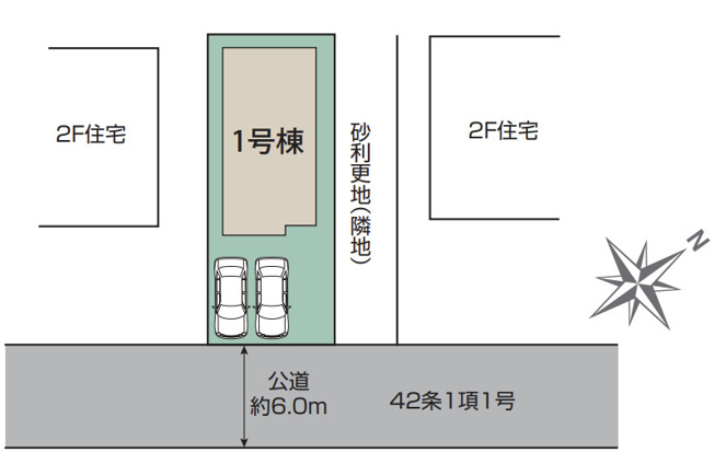 【区画図】 | 久喜市青葉5丁目　新築戸建　全1棟　1号棟