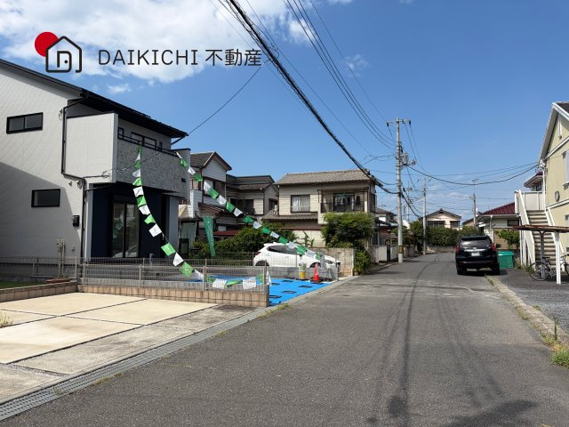 【前面道路含む現地写真】 | 久喜市青葉5丁目　新築戸建　全1棟　1号棟