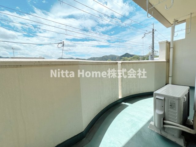 舞鶴市倉梯町の賃貸マンションのバルコニー|南向きバルコニーで日当たりＧＯＯＤ＊