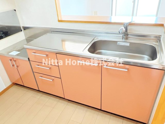 舞鶴市倉梯町の賃貸マンションのキッチン|コンロ設置可能なカウンターキッチン付いています＊
