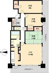 レジディアタワー仙台の間取り
