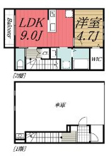 【間取り】 | ガレージハウス大清水　B