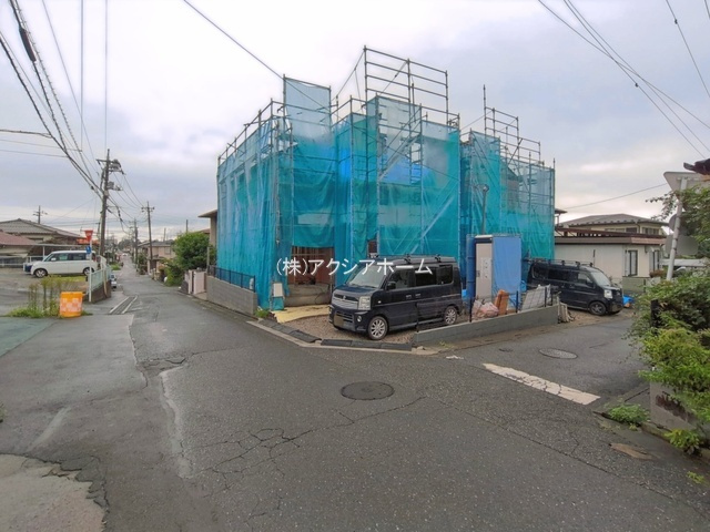 入間市久保稲荷4丁目・全2棟　新築一戸建　1号棟の前面道路含む現地写真|現地　2026年9月9日撮影
