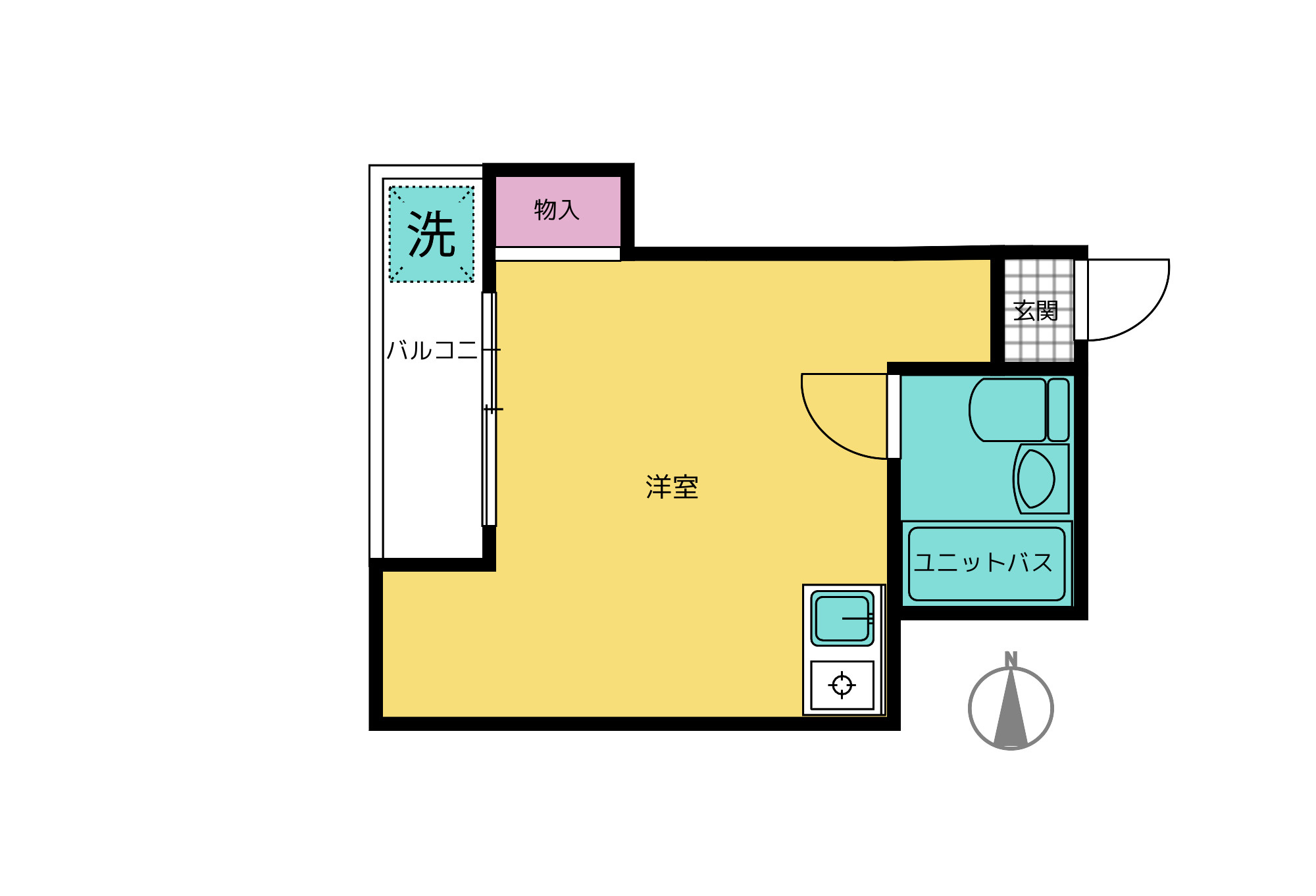 カーナヒルズの間取り