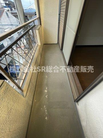 菱江5丁目中古戸建のバルコニー|陽当たり良好で洗濯物が乾きやすいです！