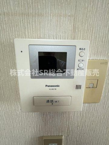 菱江5丁目中古戸建のセキュリティ|来客時に直接顔を合わせずにやりとりしたり、不審者の侵入を防いだりとセキュリティー面で重宝する設備です！