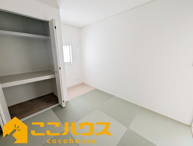 南城市玉城愛地第1　クレイドルガーデン　新築戸建て　全5棟　2号棟の和室|和室5.2帖
