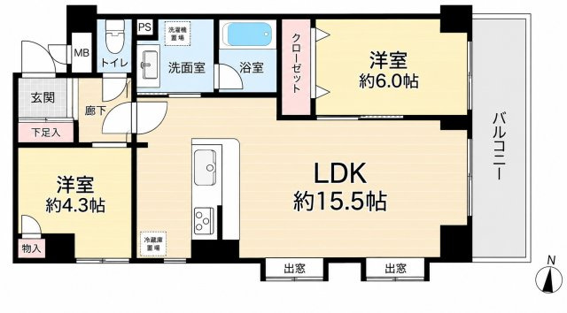 【間取り】 | ガーデンホーム西蒲田