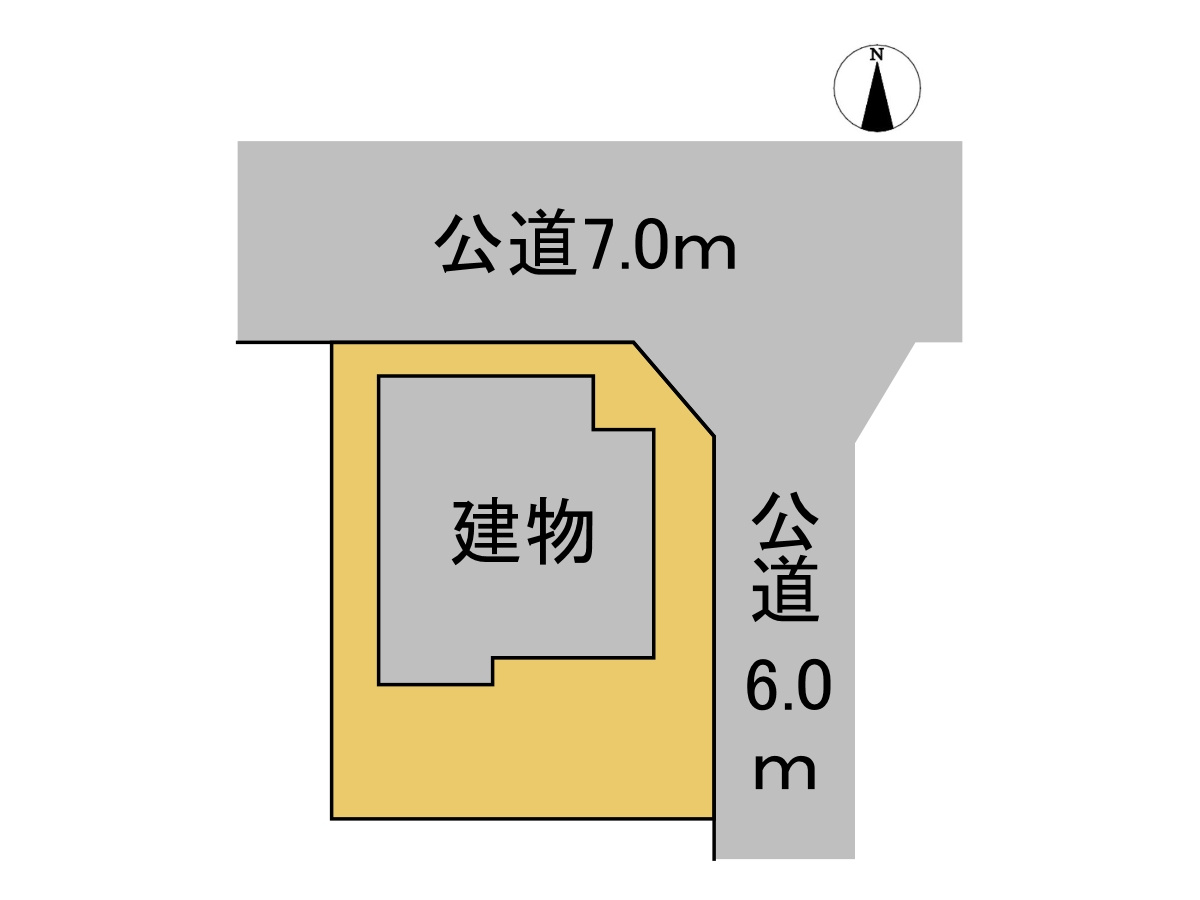 中古戸建　岐阜市小野町3丁目　平成8年築の区画図