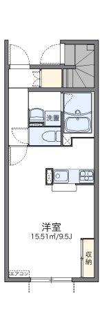 レオネクストＨａｒｕの間取り