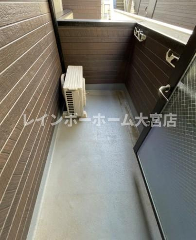 グランプルーヴ東大宮のバルコニー
