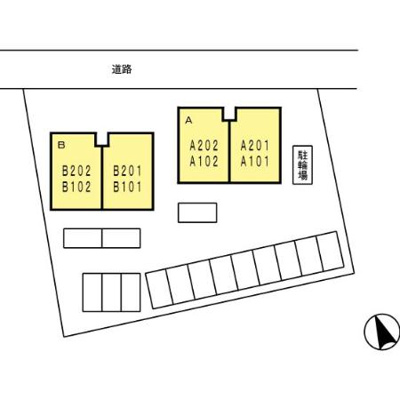 【区画図】 | JUN  HOUSEⅡ　B棟