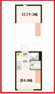 【間取り】 | ハーモニーテラス西尾久Ⅱ