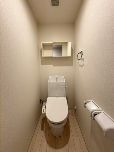 熊本市北区大窪１丁目のアパートのトイレ|トイレもきれいです