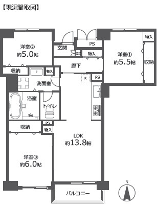 【駅近・室内綺麗】ベイスクエアよこすか1番館　8階の画像