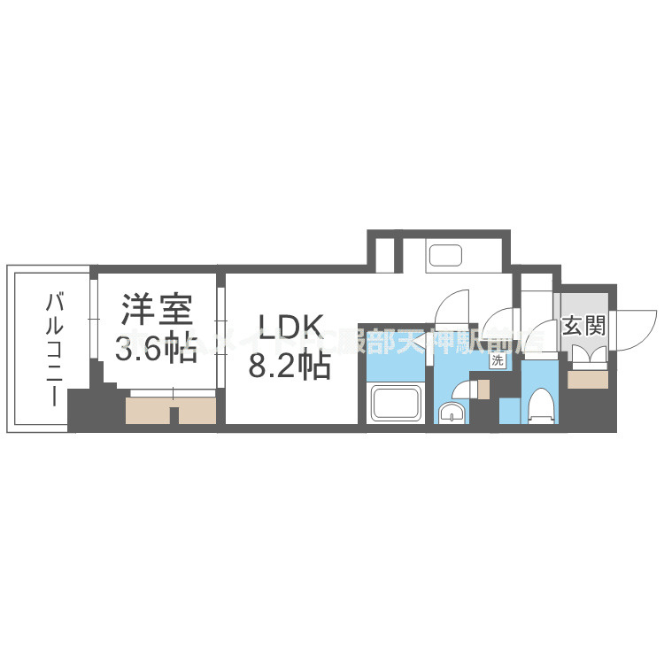ミラージュパレス本町Departの間取り