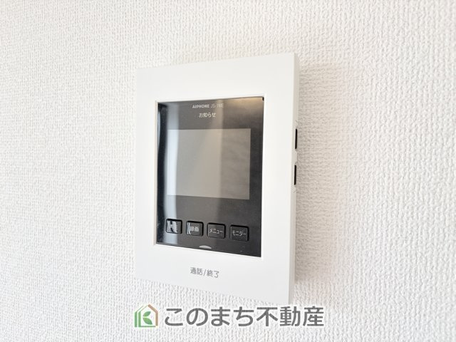 グラファーレ宇都宮市平松2期の設備|モニタ付きインターホンで防犯面もしっかり安心♪