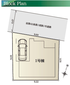 【区画図】 | 綾瀬市大上9丁目 新築戸建て 全1棟【仲介手数料無料】
