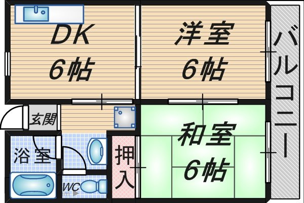 カルム緑地公園Ⅱの間取り