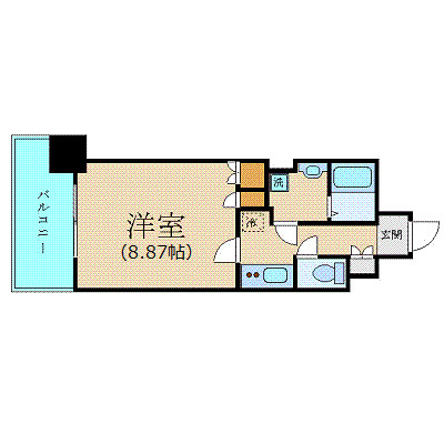 プラーズタワー東新宿ビルの間取り
