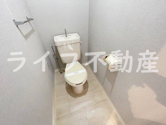 サニーパレス山口のトイレ|コンパクトで使いやすいトイレです