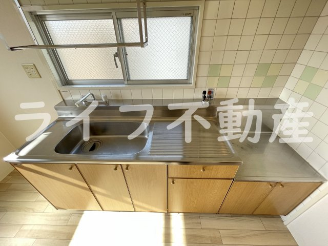 サニーパレス山口のキッチン|使いやすいキッチンです