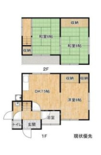 富田林市錦織南2丁目戸建の間取り